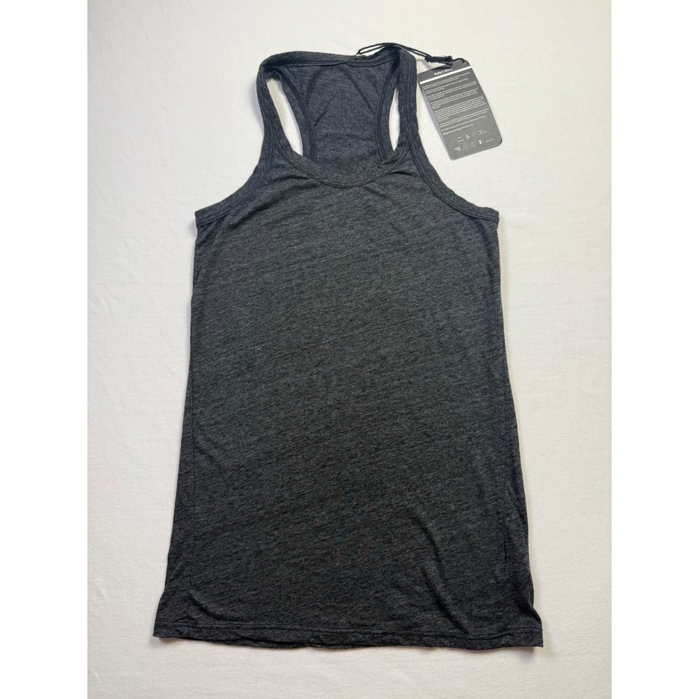 Good hYOUman Womens XS Charcoal Gray Heathered Racerback Tank Top RN 150749-2608